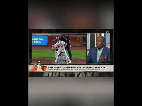 Reaction to Pete Alonso's denied home run ⚾