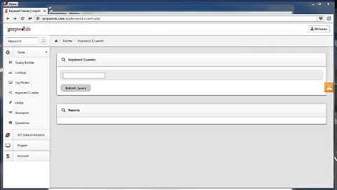 Competitive Keyword Crawler with GrepWords