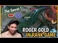 Why pros are using roger gold lane   roger gameplay  mlbb