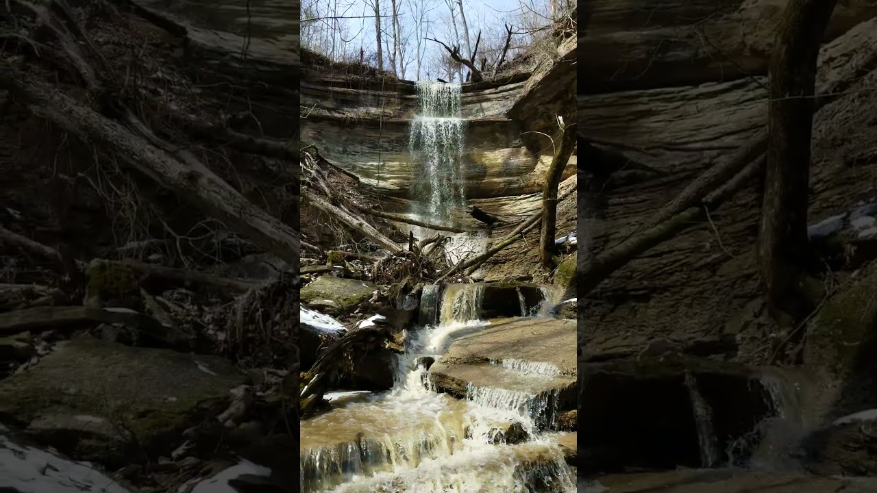 Indiana Madison Area Waterfall 