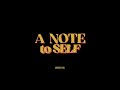 Ba pace  a note to self