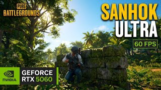 PUBG Sanhok — Ultra Settings | RTX 5060 | 60 FPS No Lag