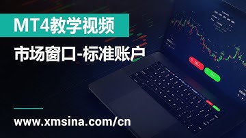 XM.COM - MT4教学视频 - 市场窗口-标准账户