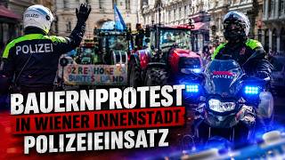 BAUERNPROTEST legt Wiener Innenstadt lahm | Polizeieinsatz Wien 28.05.2026