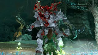 Ancient Hero Easily Kills Armored Lynel In The Depths - Zelda Tear Of The Kingdom