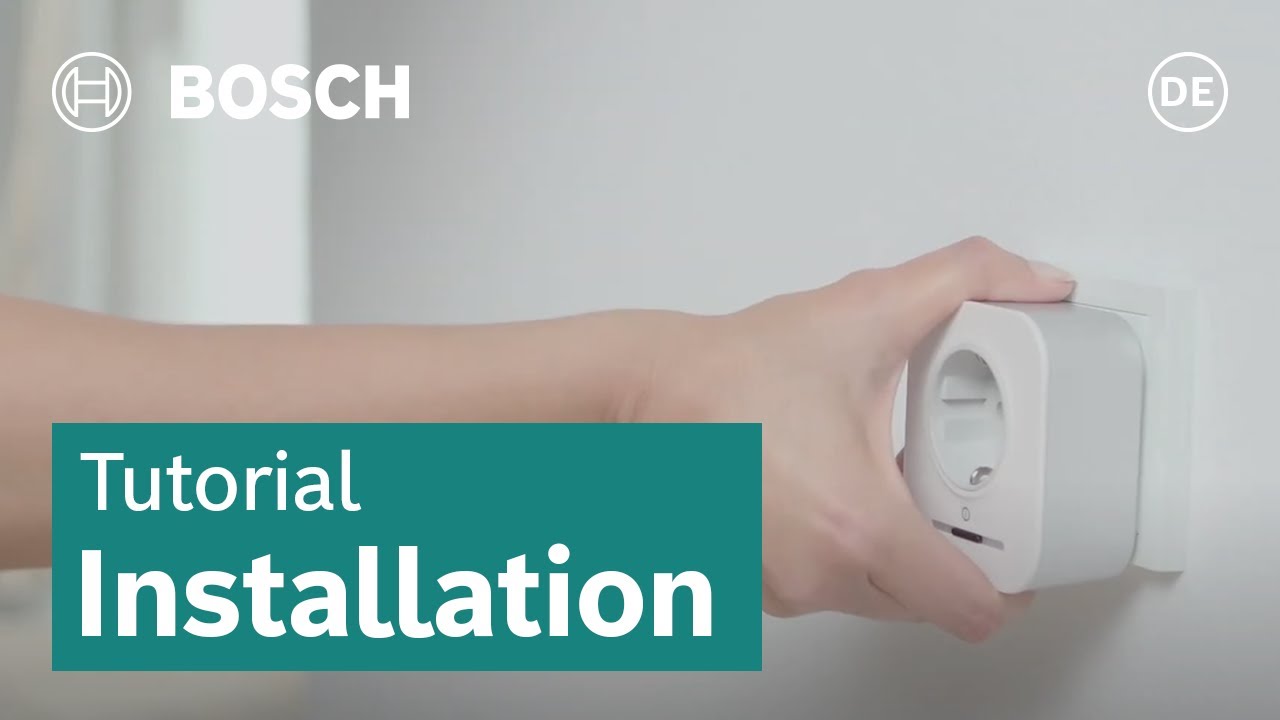 Installation Zwischenstecker Bosch Smart Home Youtube 