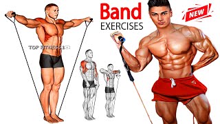 Get a Full Body Workout Anywhere with These Resistance Band Exercises ?