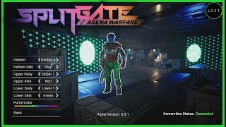 Splitgate: Arena Warfare - All Customization Options. (Alpha 0.9.1)