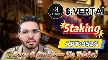 ⚡ (Mining Tutorial) Made $500+ in Just 24 Hours by Staking VERTAI – 900%+ APY Real Test!