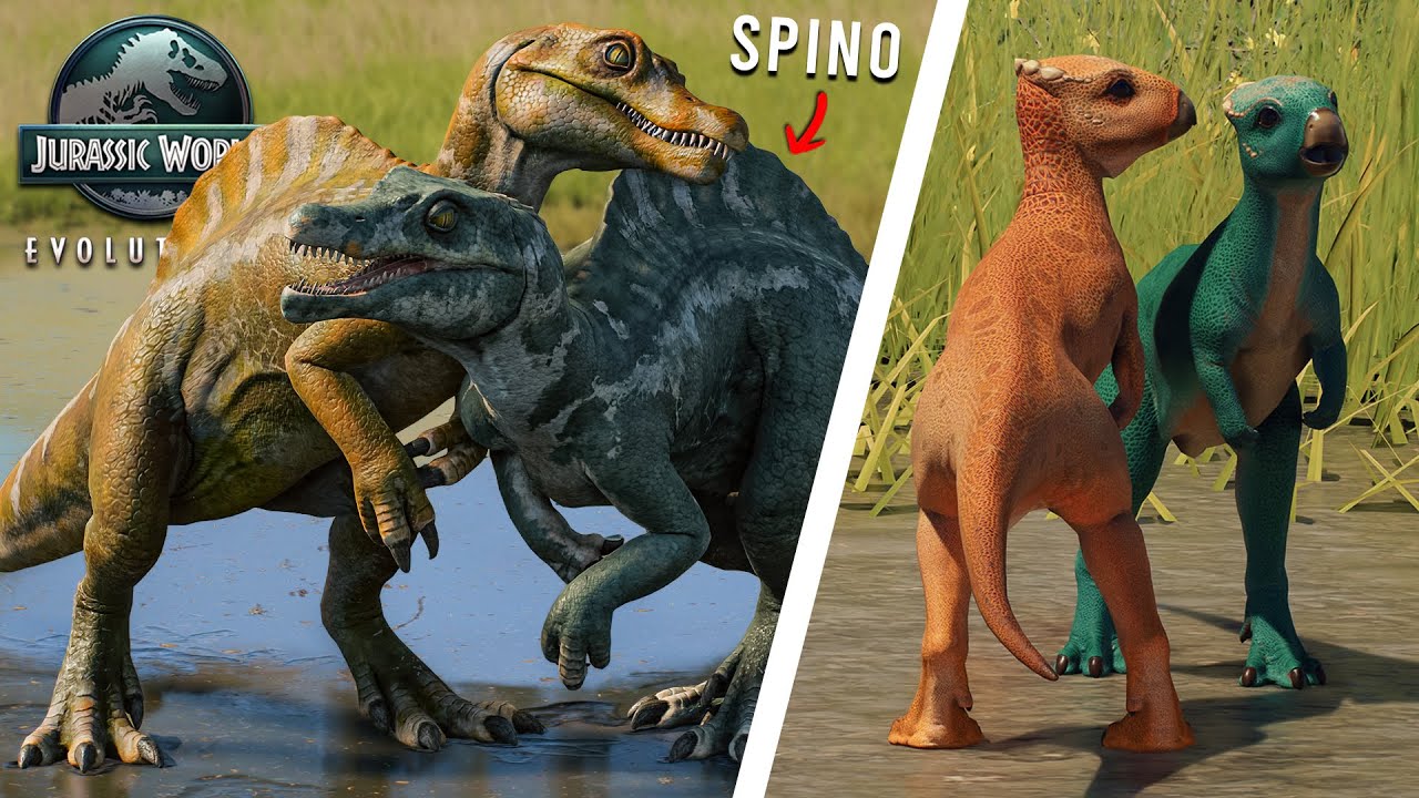 ALL BABY DINOS interacting with their SIBLINGS 💕 - Jurassic World Evolution 3