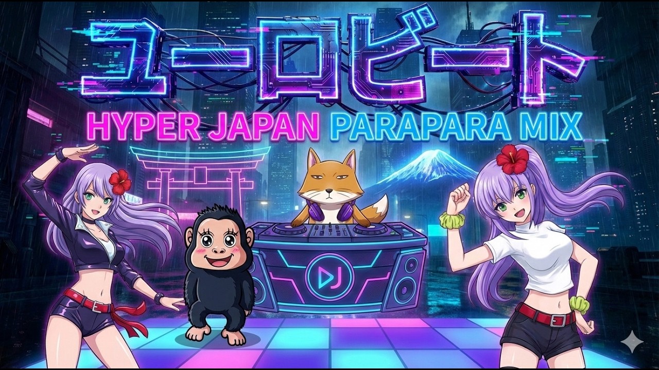 ユーロビート】EUROBEAT DJ Kenichi Hyper Japan ParaPara Mix