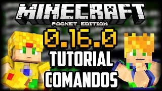 Minecraft PE 0.16.0 - 1.0 Tutorial de Comandos Basicos - Trucos y Como Aparecer Objetos Ocultos