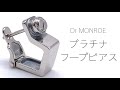 プラチナフープピアス：名古屋は栄のメンズアクセサリーブランド、ドクターモンロー（platinum-earrings-pe42）