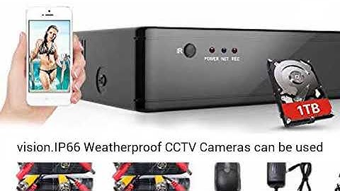 Rraycom 8CH 1080P HD TVI Security Camera System