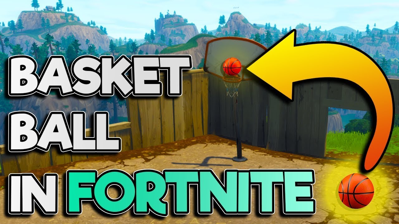 HOW TO PLAY BASKETBALL IN FORTNITE BATTLE ROYALE YouTube