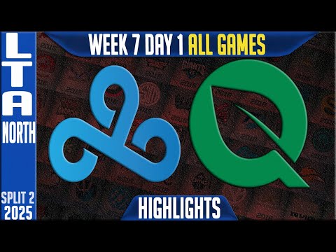 C9 vs FLY Highlights ALL GAMES | LCS W7D1 Split 2 2025 LTA North | Cloud9 vs FlyQuest