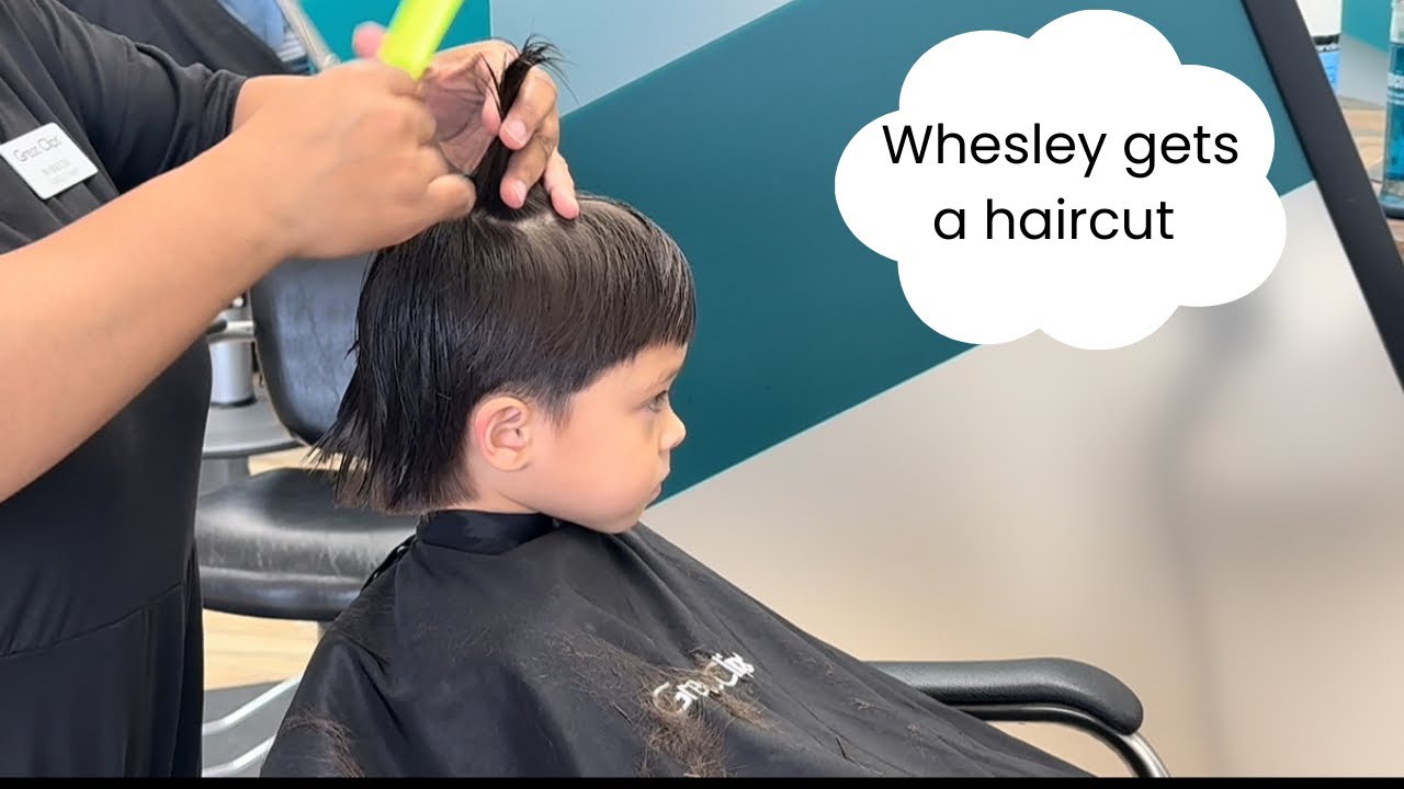 Taking Whesley for a haircut