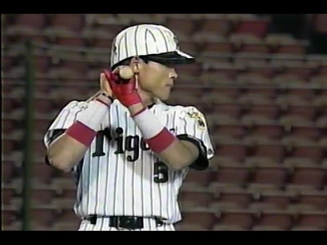 1990ヤクルトスワローズ矢野和哉VS広島東洋カープ 広島市民球場 野村