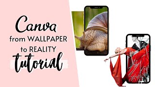 How to Make a Wallpaper turn into Reality | Canva Tutorial screenshot 2