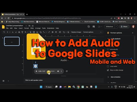 How to Add Audio to Google Slides