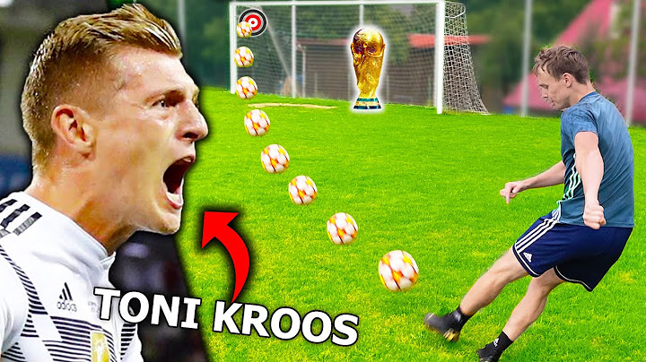 Napodobuji 6 NEJLEPŠÍCH Gólů z MISTROVSTVÍ SVĚTA!