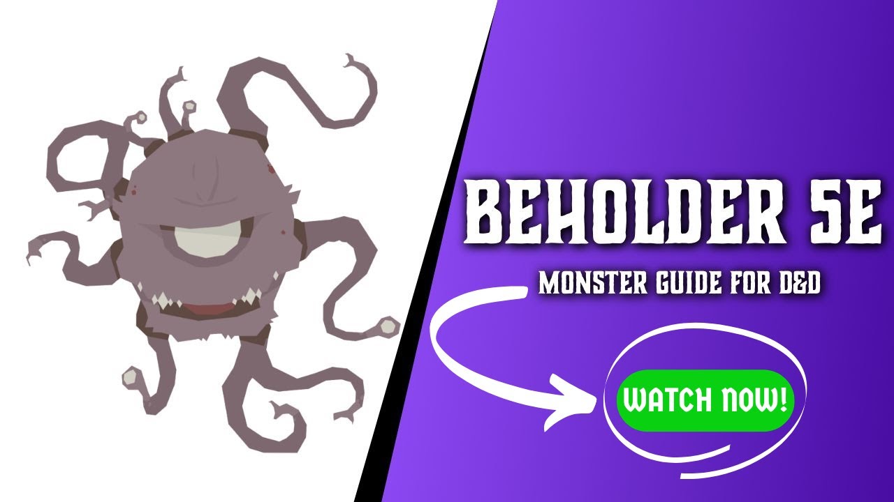 Beholder 5e - Guide for Dungeons and Dragons