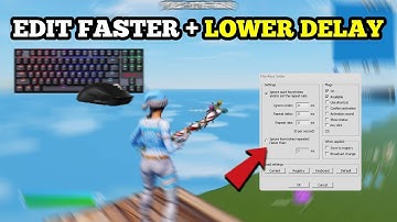 How Pros Get 0 Input DELAY In Fortnite With FilterKeys!