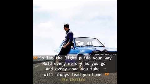 Wiz Khalifa - See You Again  (432Hz)