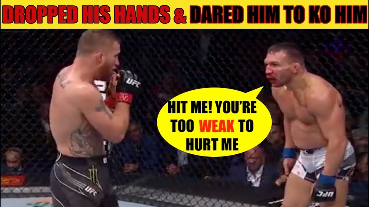Top 10 Fighters Dropping Their Hands & Eating Punches (THEY SURVIVE