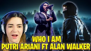 Putri Ariani x Alan Walker x Peder Elias - "WHO I AM" Original Lyrics  | REACTION