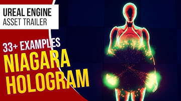 UE5 l Hologram VFX With Niagara Pack 4 l Unreal Engine 5 (Trailer)