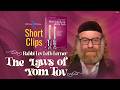 Washing Dishes in Various Situations on Yom Tov