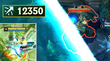 12000+ ATTACK RANGE SENNA! Killing Baron from BASE!