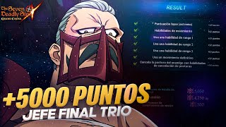 ¿COMO CONSEGUIR MUCHOS PUNTOS en JEFE FINAL TRIO Top 1%, +5k puntos + Equipo F2P (Top 5%, +4k)