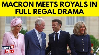 Macron Welcomed In Windsor With Royal Fanfare, Carriages, Guards, And Marching Band Ceremony | N18G