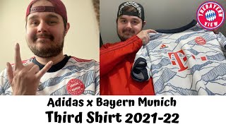 Adidas x Bayern Munich Third Shirt 2021-22 | Unboxing + Try On!