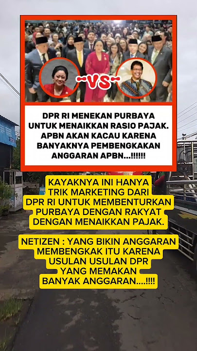 DPR VS PURBAYA IS GETTING HOTTER #laughter #dki #viral #dpr #dprri #puan #purbaya