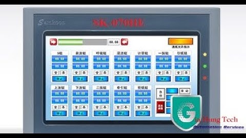 Đọc ghi dữ liệu từ HMI xuống biến tần IG5A qua Modbus RTU