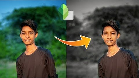 How to colour splash the photo in snapseed tamil