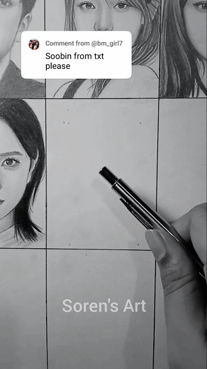 TXT Soobin drawing | Soren's Art #txt #soobin #kpop #drawing #art #sjram #txtsoobin