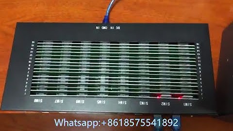 GSM modem bulk sms sender machine