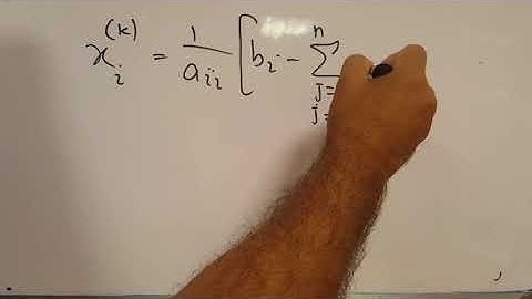 Jacobi Method Iterative Linear Solver