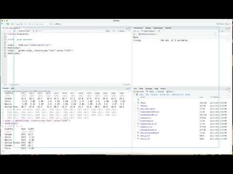 Demo - dplyr - pipe operator - YouTube