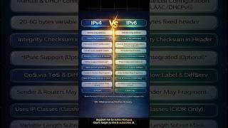 🌐 IPv4 vs IPv6 Explained in 15 Seconds!