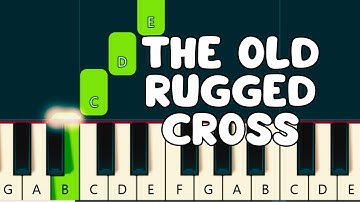 The Old Rugged Cross - Very Easy Piano Tutorial for Beginners (Right Hand)