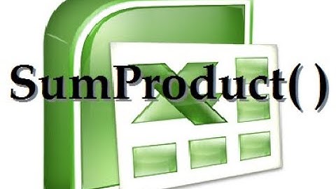 Excel SumProduct( ) Function - TechSupLK
