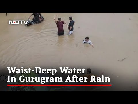 Delhi-NCR Heavy Rain: Waterlogging, Traffic Jams In Several Areas Of Gurugram After Heavy Rains