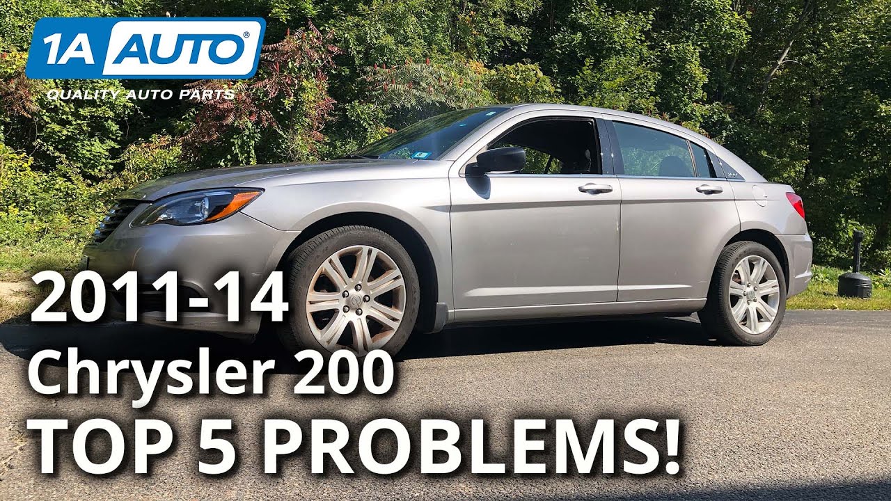 Top 5 Problems Chrysler 200 Sedan 1St Generation 2011-14