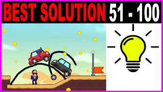 Bridge Draw Puzzle Brain level Test 51 to 100 Full Game Walkthrough Answers -  All Levels Gameplay screenshot 4