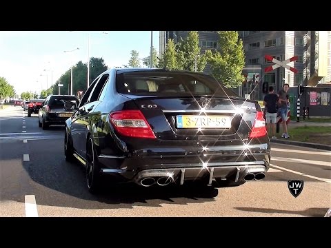 LOUD Mercedes-Benz C63 AMG W/ IPE EXHAUST! REVS & ACCELERATIONS!